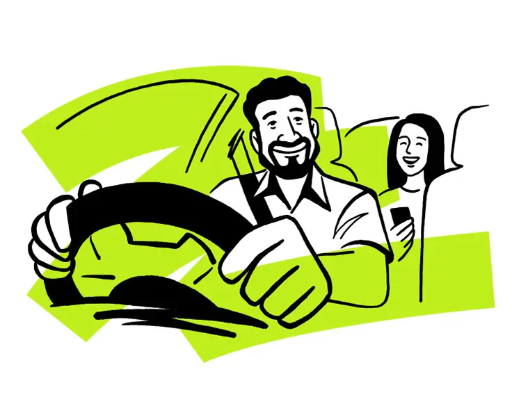 توصيل بالسيارة